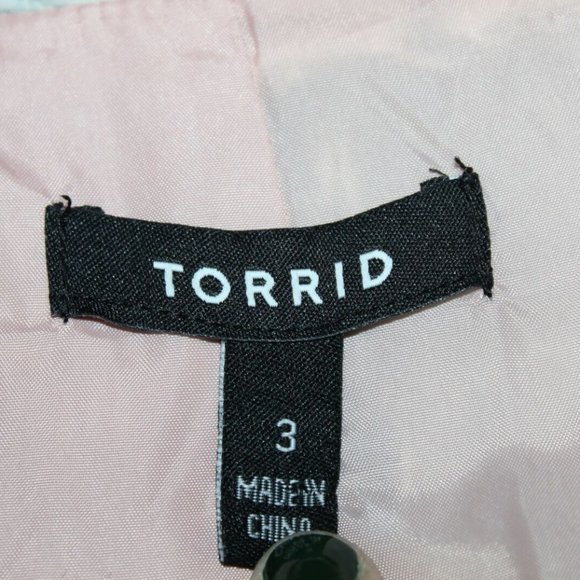 Torrid Plaid Wool Blend Midi Coat Gray HW9555 - Picture 4 of 10